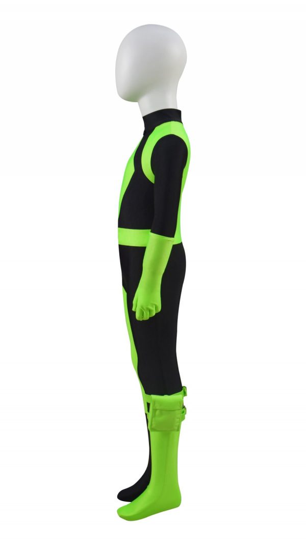 Shego Cosplay Costume Children Clothes Bodysuit Cosplay Costume Carnival Party Dress Girl Festival Stage Costume 1 - Shego Costume