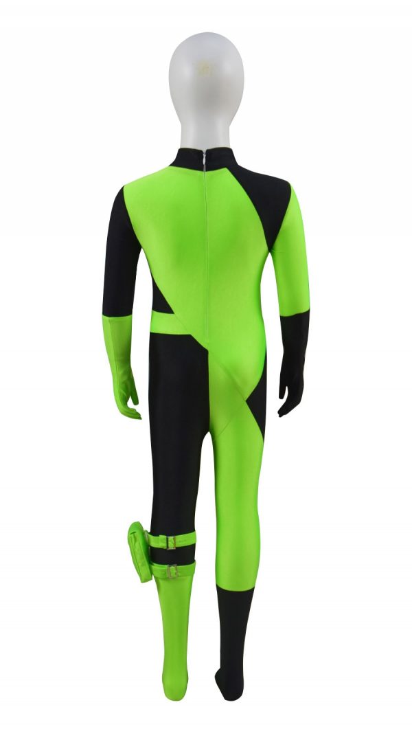 Shego Cosplay Costume Children Clothes Bodysuit Cosplay Costume Carnival Party Dress Girl Festival Stage Costume 2 - Shego Costume